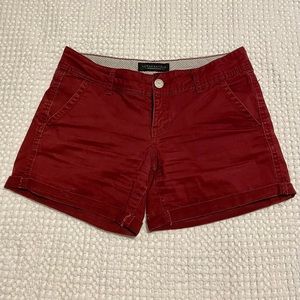 Aeropostale size 0 maroon shorts